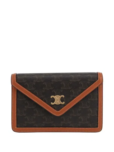 Pre-owned Celine Margo Shoulder Bag In Brown