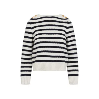 Celine Mariniere Wool And Cashmere Pullover