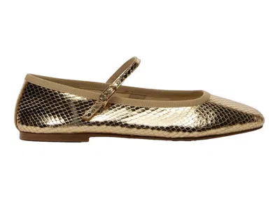 Pre-owned Celine Mary Jane Ballerina Les Ballerines (womens) Sneakers In Light Gold