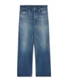 Celine Max Jeans In Denim In Blue