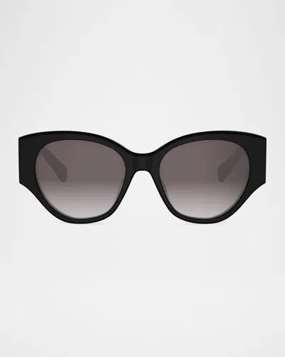 CELINE MAXI TRIOMPHE ACETATE BUTTERFLY SUNGLASSES