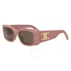 Celine Cl40282u Triomphe Xl 72e Rosa Sunglasses