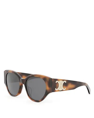 Celine Maxi Triomphe Butterfly Sunglasses, 55mm