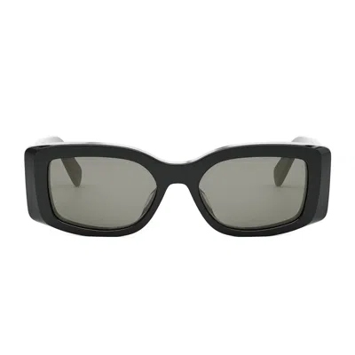 Celine Maxi Triomphe Grey Square Ladies Sunglasses Cl40282u 01a 53 In ["grey","black"]