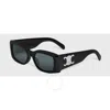 Celine Maxi Triomphe Smoke Rectangular Ladies Sunglasses Cl40305u 01a 54