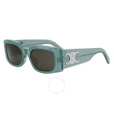 CELINE CELINE MAXI TRIOMPHE SMOKE SQUARE LADIES SUNGLASSES CL40282U 93A 53