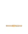 Celine Medium 25mm Triomphe Belt In Taurillon Leather In Neutral