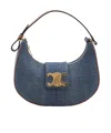 Celine Medium Ava Shoulder Bag In Blue