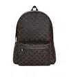 Celine Medium Backpack In Triomphe Canvas And Calfskin In Black