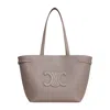 Celine Elegant Gray Leather Handbag For Women In Gray
