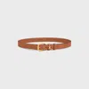 Celine Leather Belt In Brown