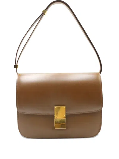 Pre-owned Celine Medium Box Shoulder Bag In Brown