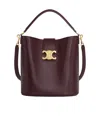 Celine Medium Bucket Louise In Smooth Calfskin In Red
