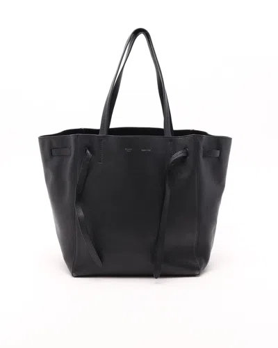Celine Céline Medium Cabas Phantom Tote Bag In Black
