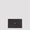 Celine Textured Medium Card Holder Accessory In Black