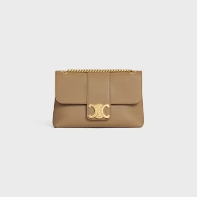 Celine Medium  Victoire Bag In Supple Grained Calfskin In 18ae