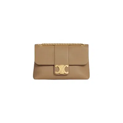 Celine Victoire Medium Crossbody Bag In Brown