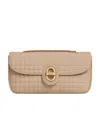 Celine Medium Chain Sulky Bag In Quilted Lambskin In Light Brown