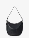 Celine Large Helose Cuir Triomphe Shoulder Bag In Black