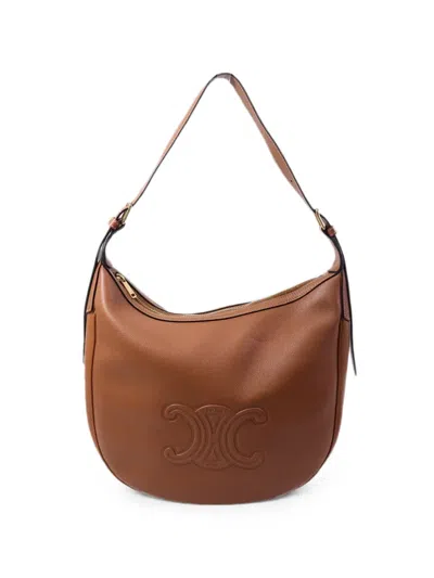 Pre-owned Celine Medium Heloise Shoulder Bag In Brown