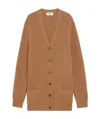 Celine Medium-length Cashmere Sweater In Brown