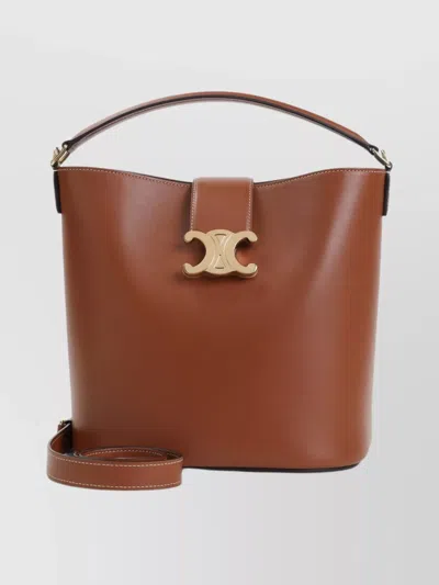 Celine Medium Louise Shoulder Bag With Detachable Strap In Brown
