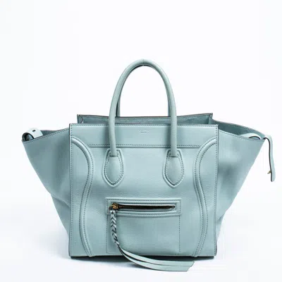 Celine Medium Phantom Luggage In Blue