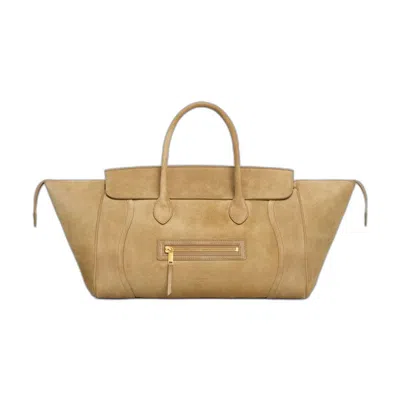 Celine Medium Tote Bag In Beige