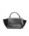 Celine Céline Medium Trapeze Bag In Black