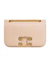 Celine Medium Triomphe Frame Shoulder Bag In Nude
