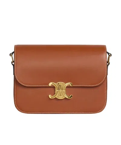 CELINE CLASSIQUE TRIOMPHE BAG IN NATURAL CALFSKIN