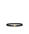 Celine Medium Triomphe Smooth Cattle Leather Belt In Nude