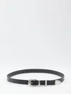 Celine Medium Western Belt In Black