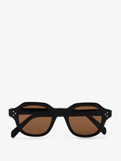 Celine Men Acetate Sunglasses In Brown