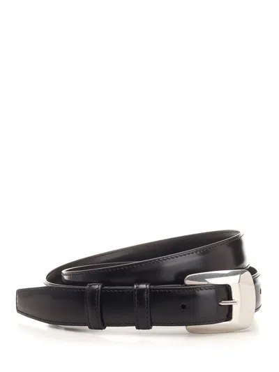 Celine Men Bc-14 25mm  Belt In Black