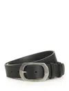 Celine Men "bc-21" Belt In Black
