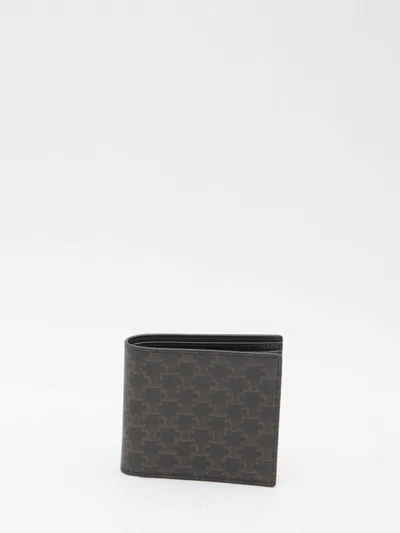 Celine Men Bi-fold Wallet In Black