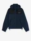 Celine Men Bicolor Nylon Jacket In Blue