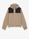 Celine Men Bicolor Nylon Jacket In Neutral