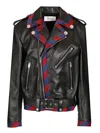 Celine Men Biker Galon Club Leather In Black