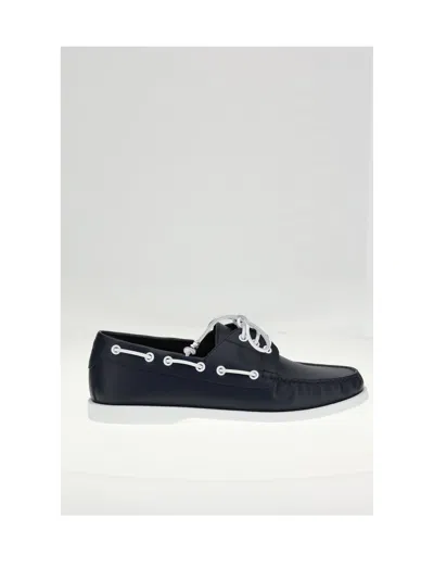 Celine Men Boat Shoe 15 In Blue