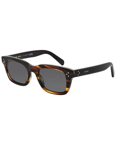 Celine Men's Bold 3 Dots 51mm Sunglasses In Brown