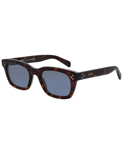 Celine Men's Bold 3 Dots 51mm Sunglasses In Burgundy