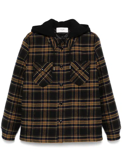 Celine Men C/cappuccio Giacca In Multicolor