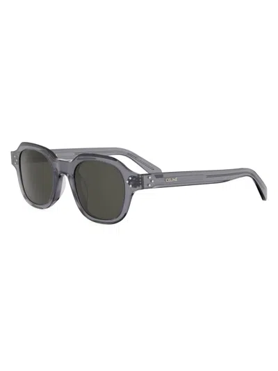 Celine Men's  3 Dots Hd 48mm Square Sunglasses