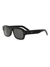 Celine Men's  3 Dots Hd 53mm Rectangular Sunglasses In Black