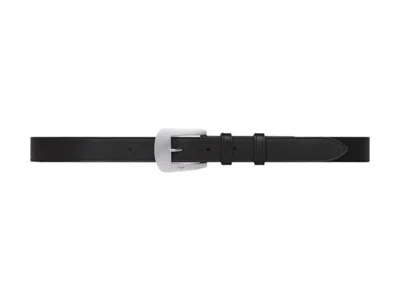 Pre-owned Celine Men's  Belt Medium Marco Vintage Calfskin In Black