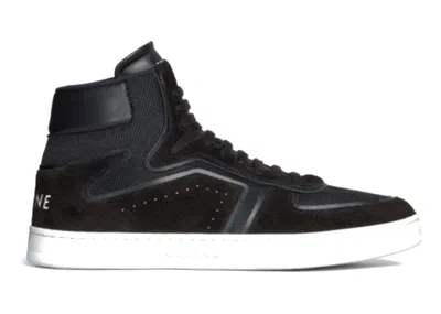 Pre-owned Celine Men's  Ct01 Z Trainer High Top Sneakersin Black/white In Multi