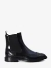 Celine Donavan Chelsea Boots In Shiny Bull Leather In Black