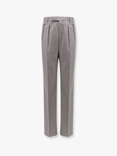 Celine Men  Grey Pants In Gray